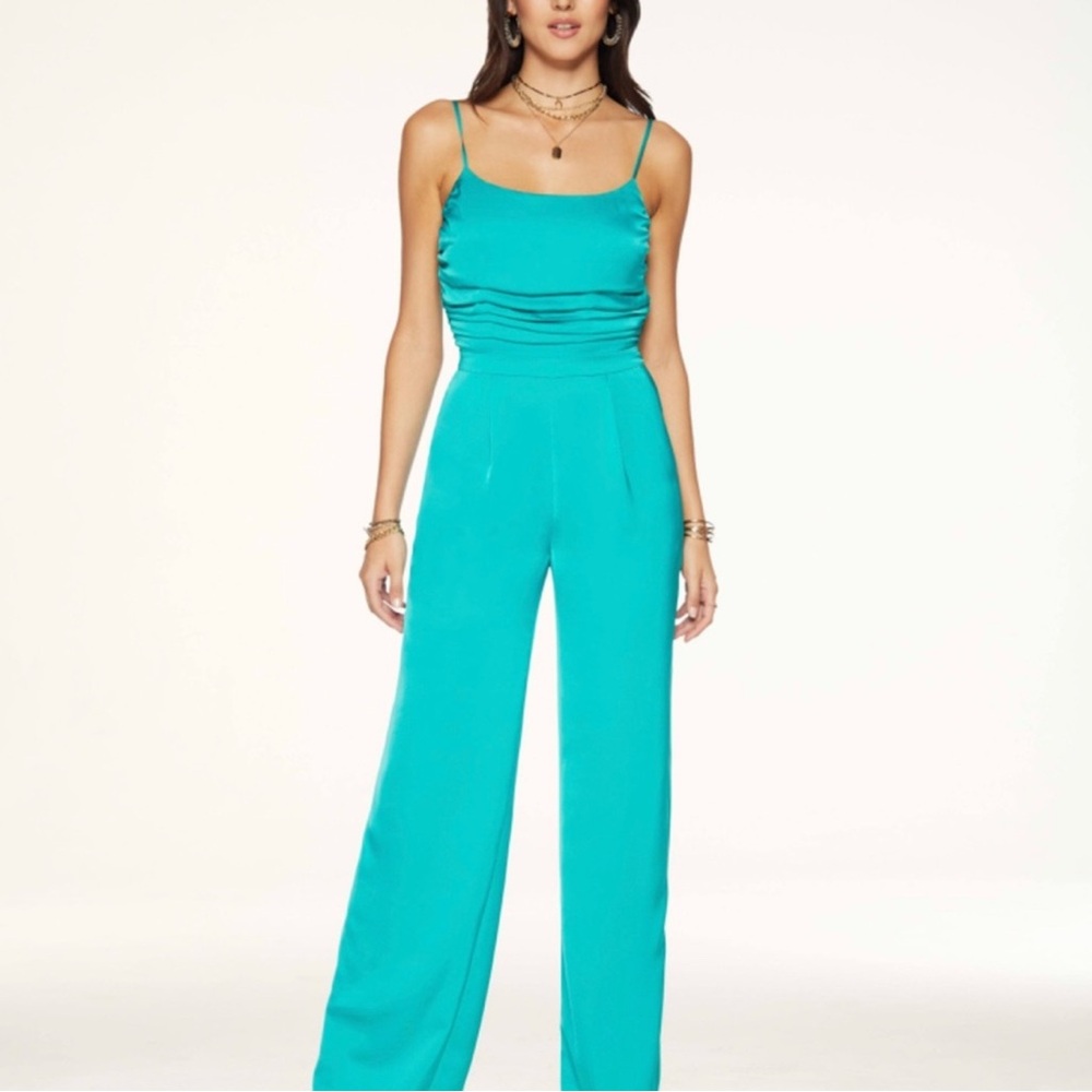 Ramy Brook Vibrant Teal Jumpsuit